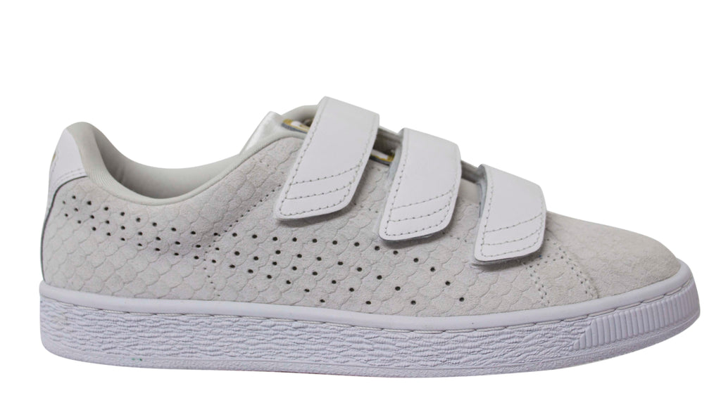 Puma Basket Womens White Trainers