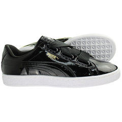 Puma Basket Heart Womens Black Trainers