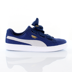 Puma Basket Heart Womens Blue Trainers