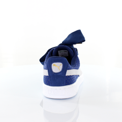 Puma Basket Heart Womens Blue Trainers