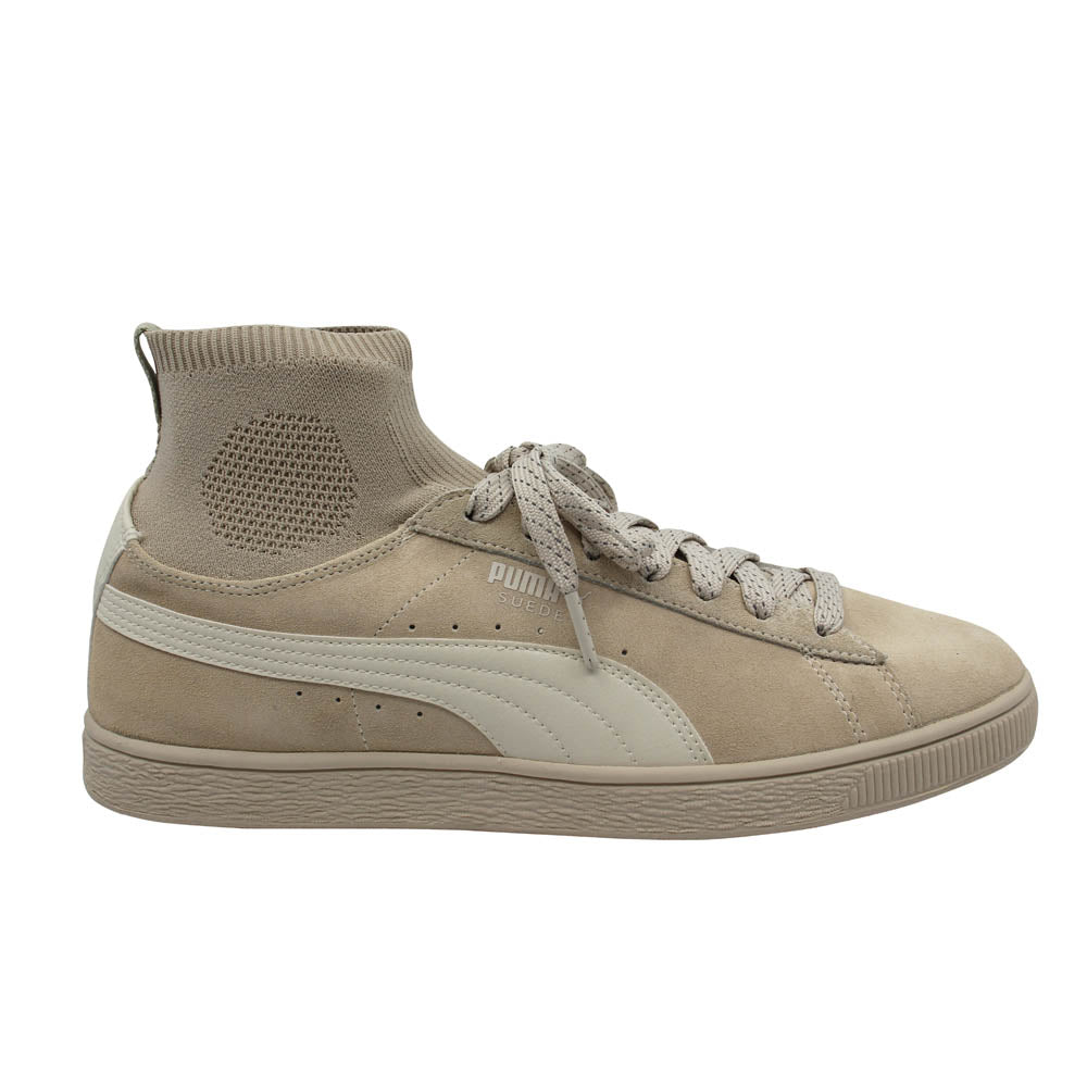 Puma Suede Classic Sock Birch Leather Lace Up Mens Trainers 364074 02