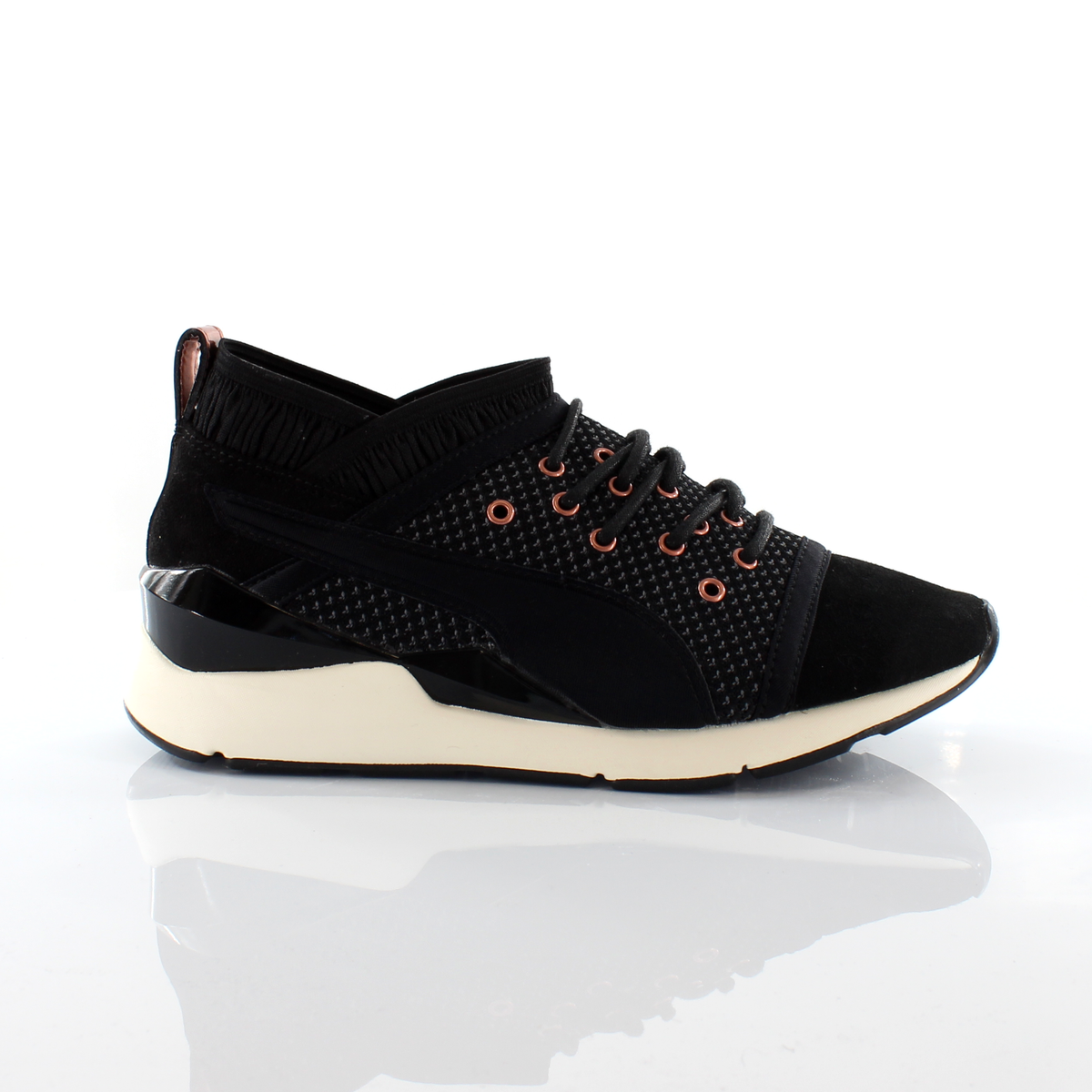 Puma Pearl Velvet Rope VR Womens Black Trainers