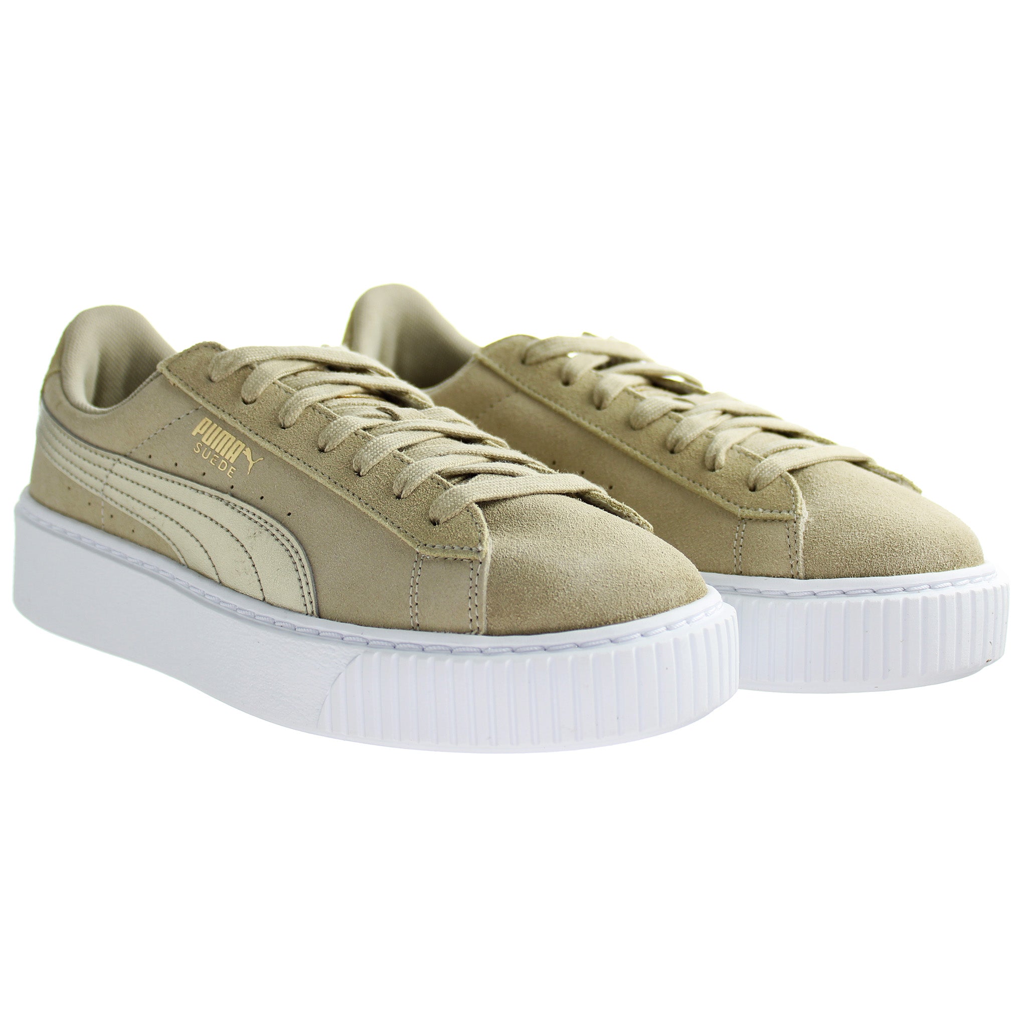 Puma Platform Safari Womens Beige Trainers