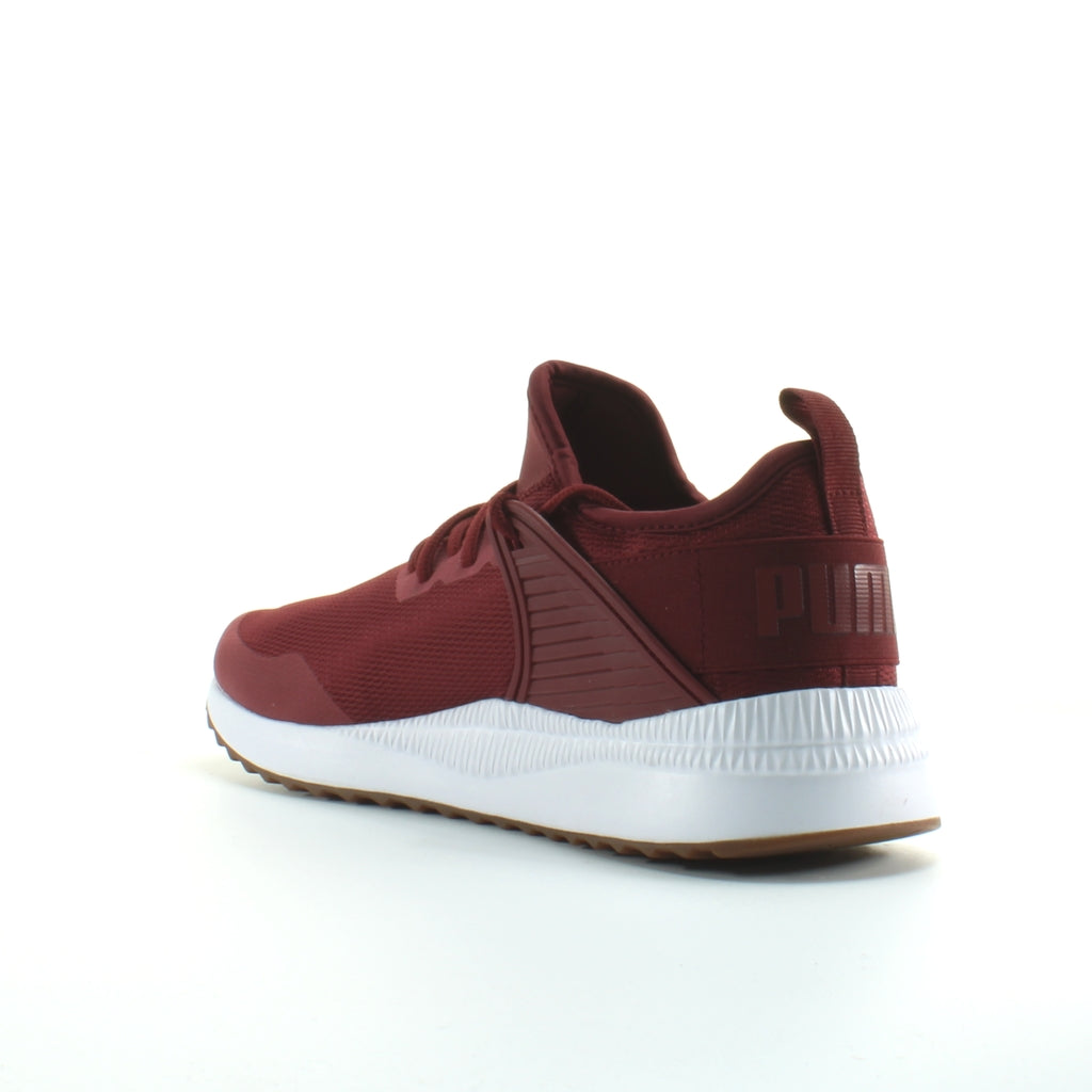 Puma Pacer Next Cage Mens Burgundy Trainers