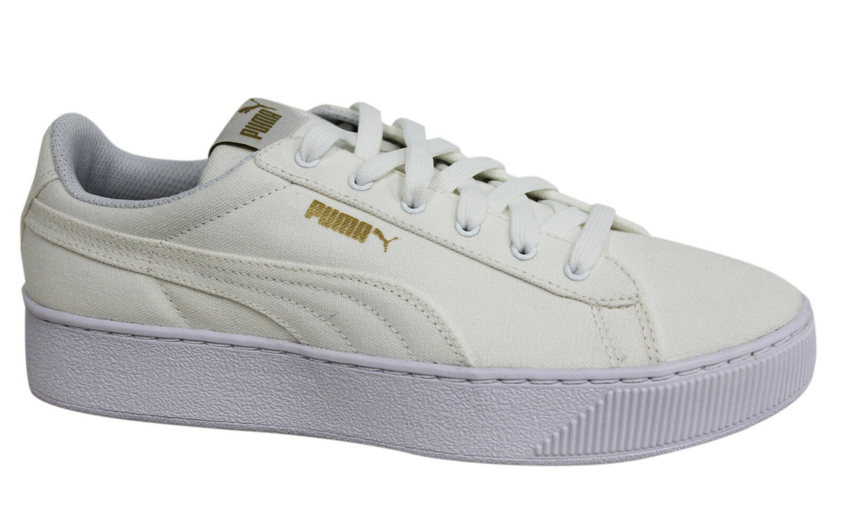 Puma Vikky Platform CV Womens Off-White Trainers
