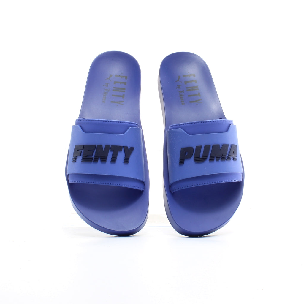 Puma x Rihanna Fenty Surf Womens Blue Sliders