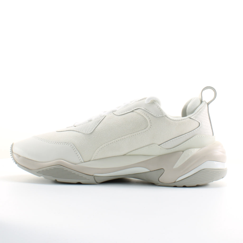 Puma Thunder Dester Mens White Leather Mens Lace Up Trainers 367997 03