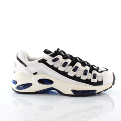 Puma Cell Endura "Patent 98" White Blue Lace Up Mens Trainers 369633 02