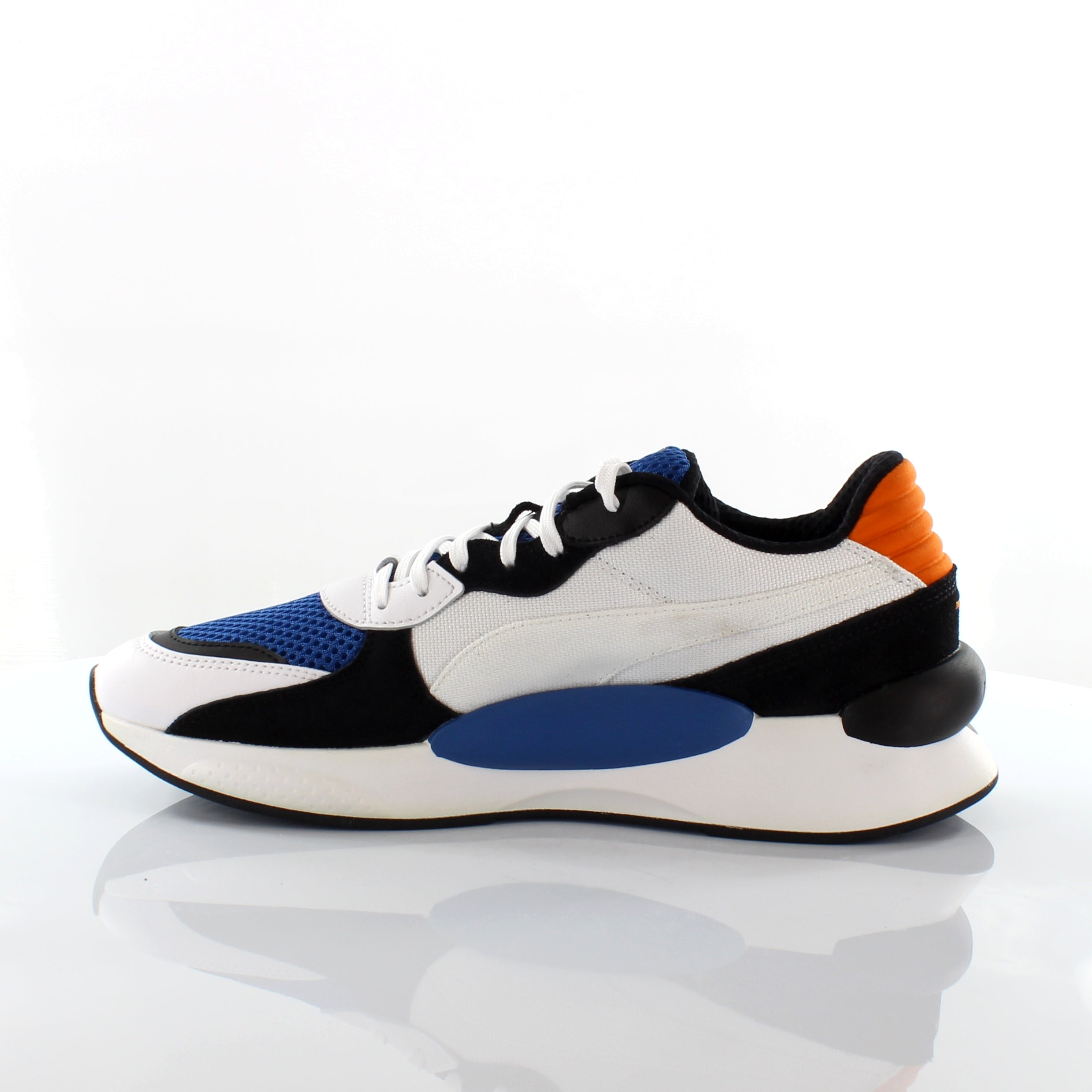 Puma RS 9.8 Cosmic White/Blue Running Trainers - Mens