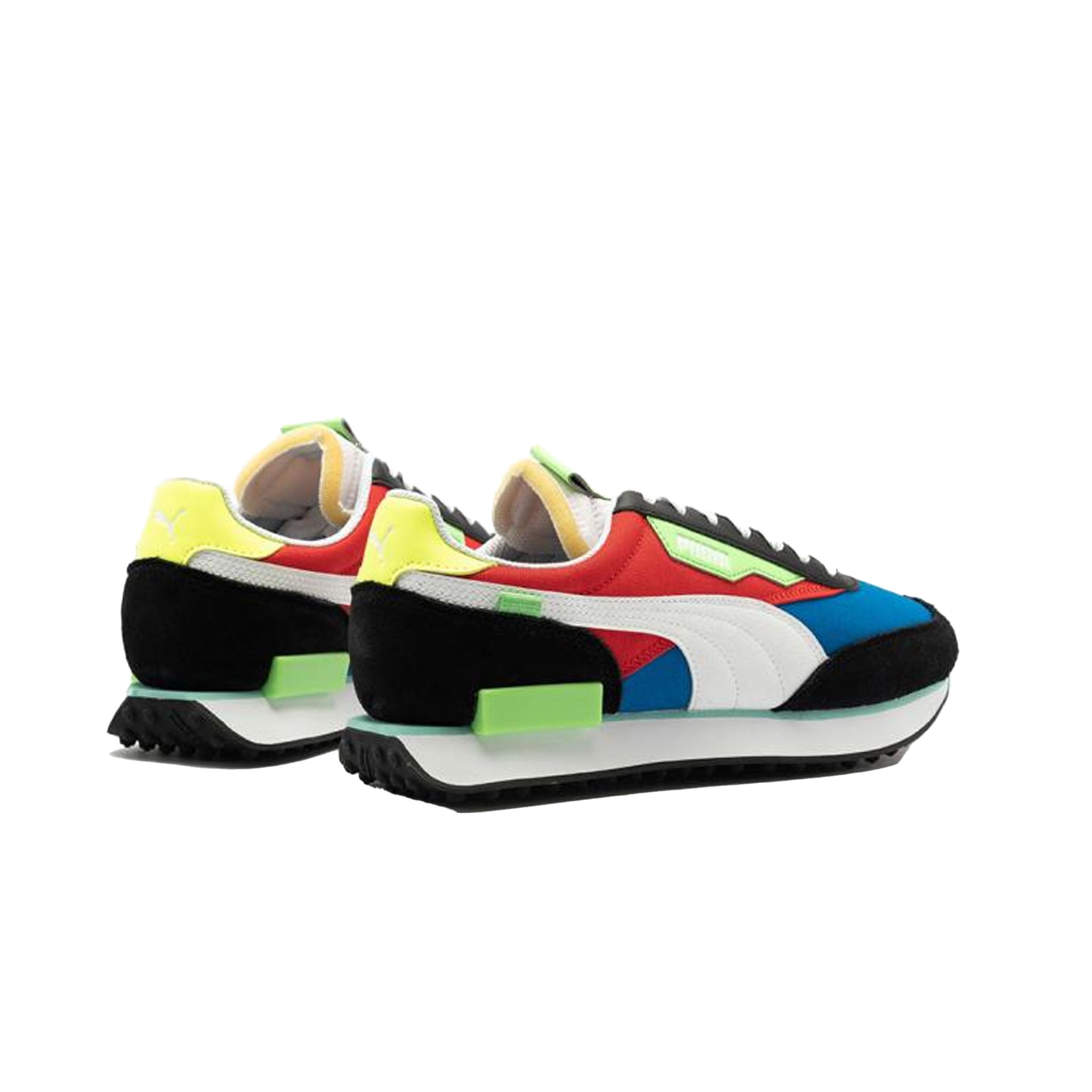 PUMA Future Rider Play On Lace-Up Multicolour Synthetic Mens Trainers 371149 23