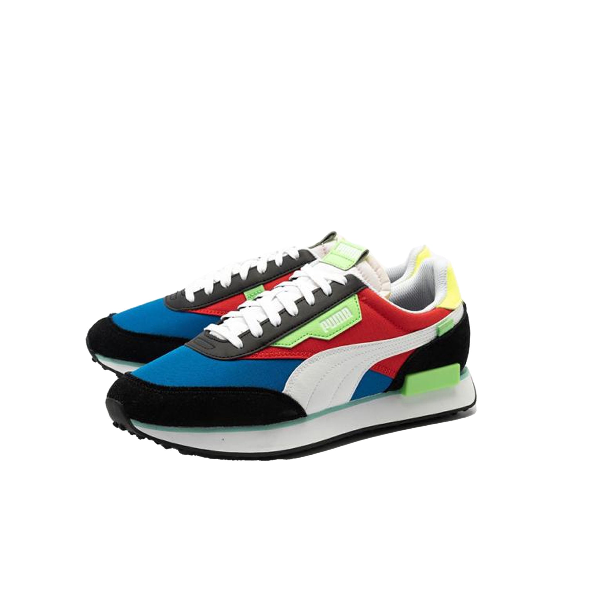 PUMA Future Rider Play On Lace-Up Multicolour Synthetic Mens Trainers 371149 23