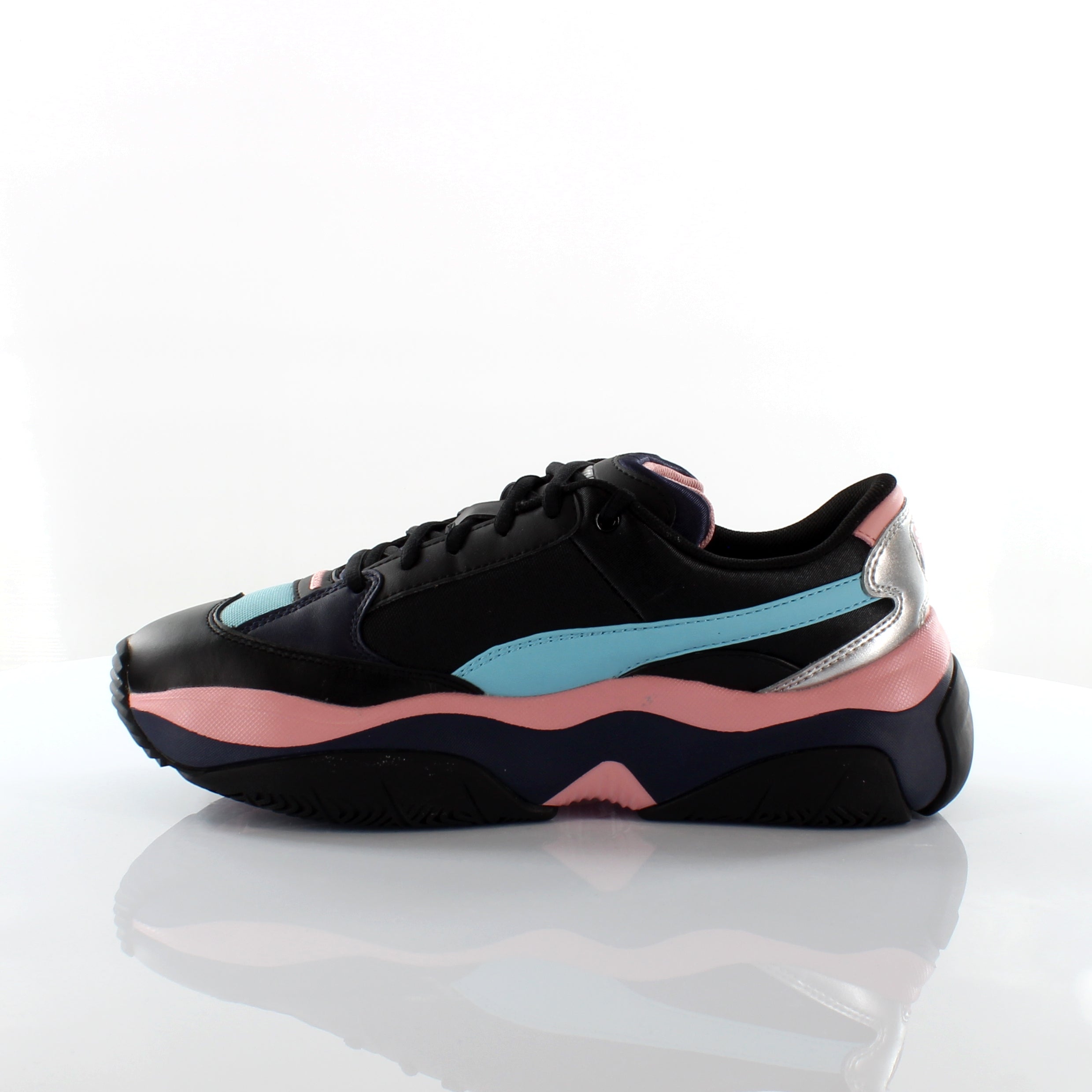 Puma Storm.Y Metallic/Black Trainers - Womens