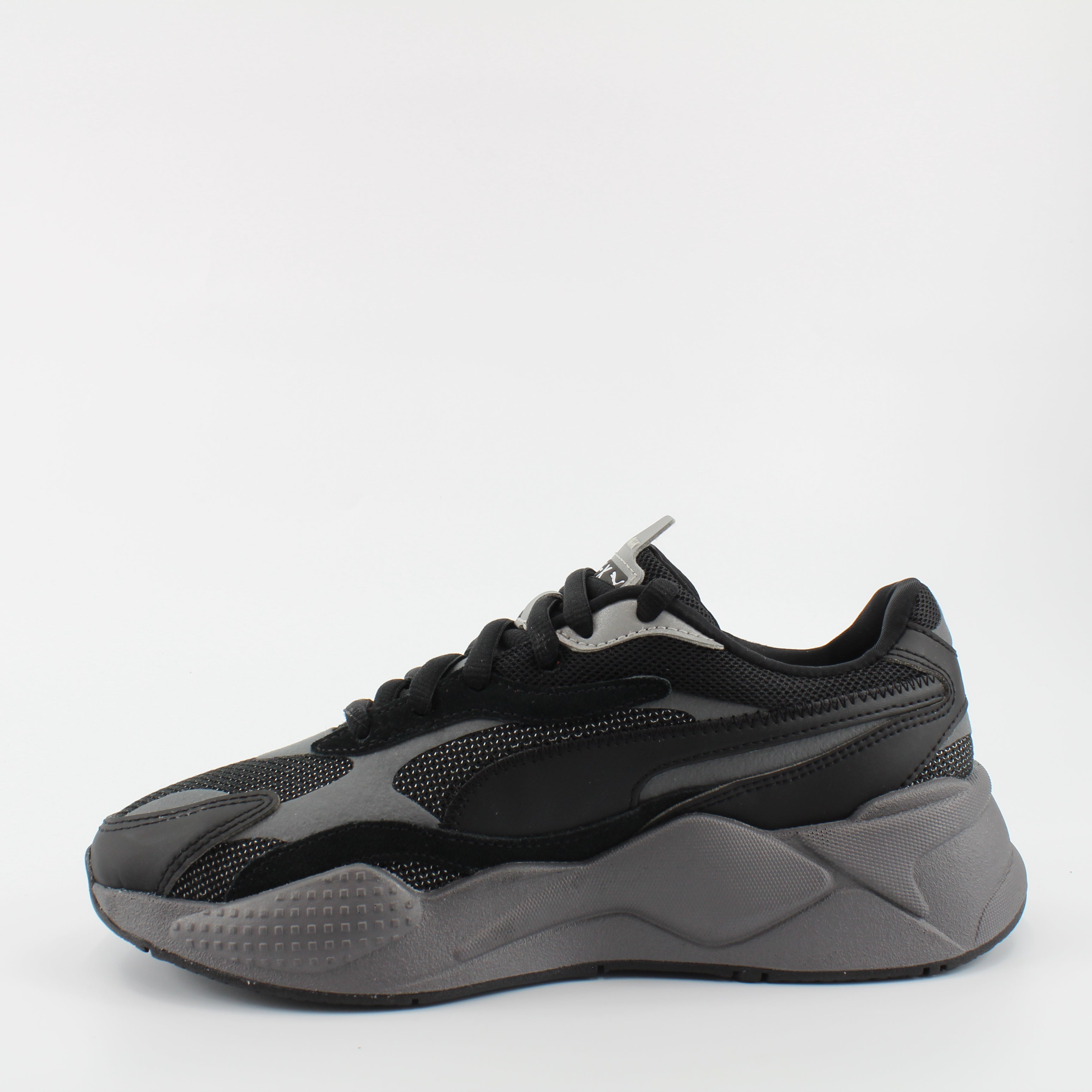 Puma RS-X Puzzle Black Synthetic Mens Lace Up Trainers 371570 02