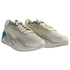 Puma RS-X3 Puzzle Mens Off White Running Shoes