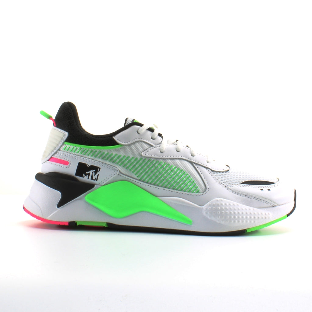 Puma RS-X Tracks MTV Mens White/Green Trainers