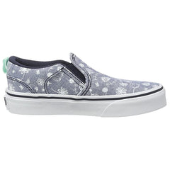 Vans Asher Low Top Womens Blue Plimsolls