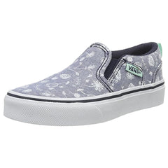 Vans Asher Low Top Womens Blue Plimsolls