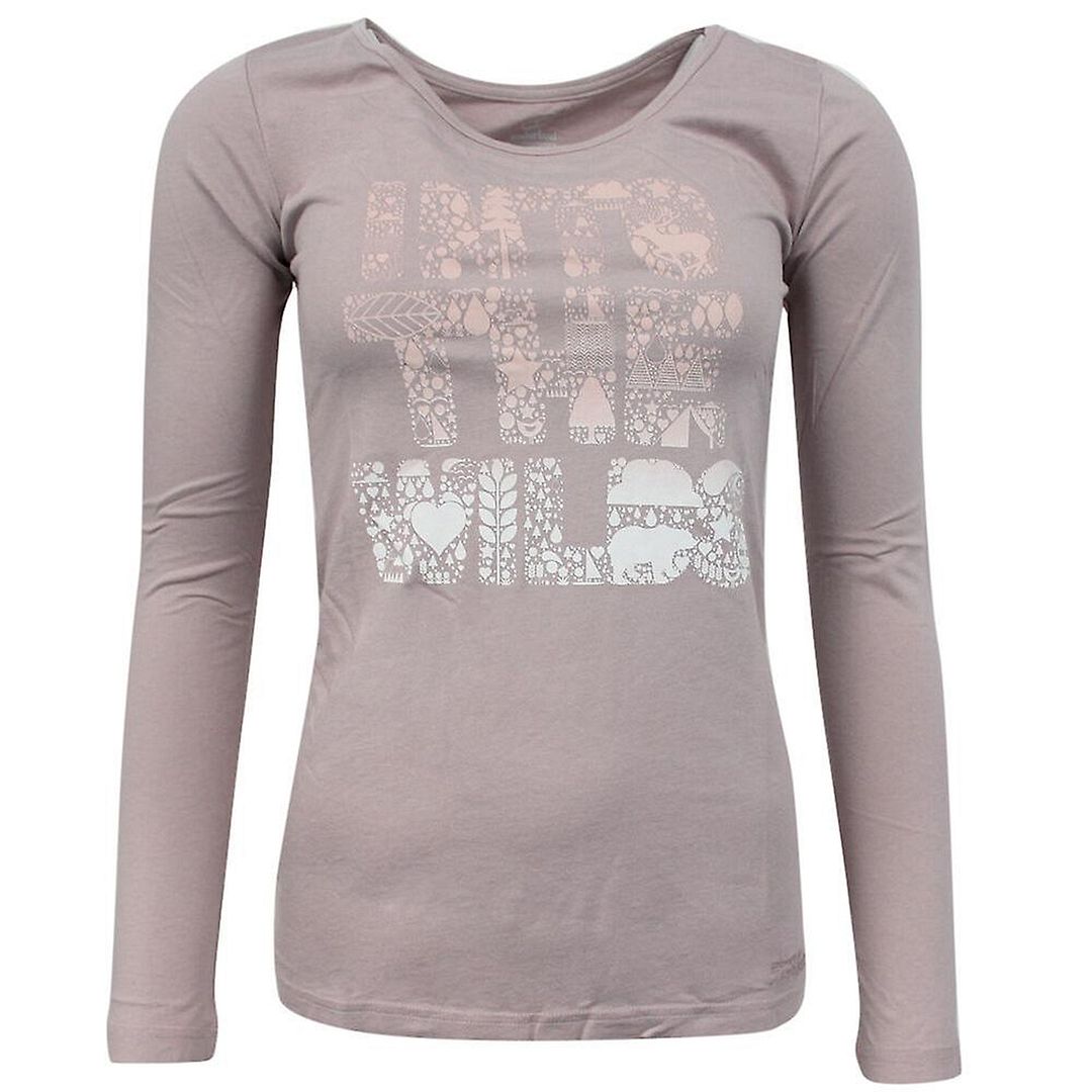 Timberland Long Sleeve Round Neck Pink Womens Top 3905J 221