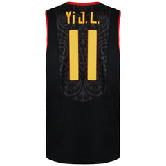 Nike China Natio Basketball Team Yi J.L 11 V-Neck Black/Red Mens Vest 394854 010