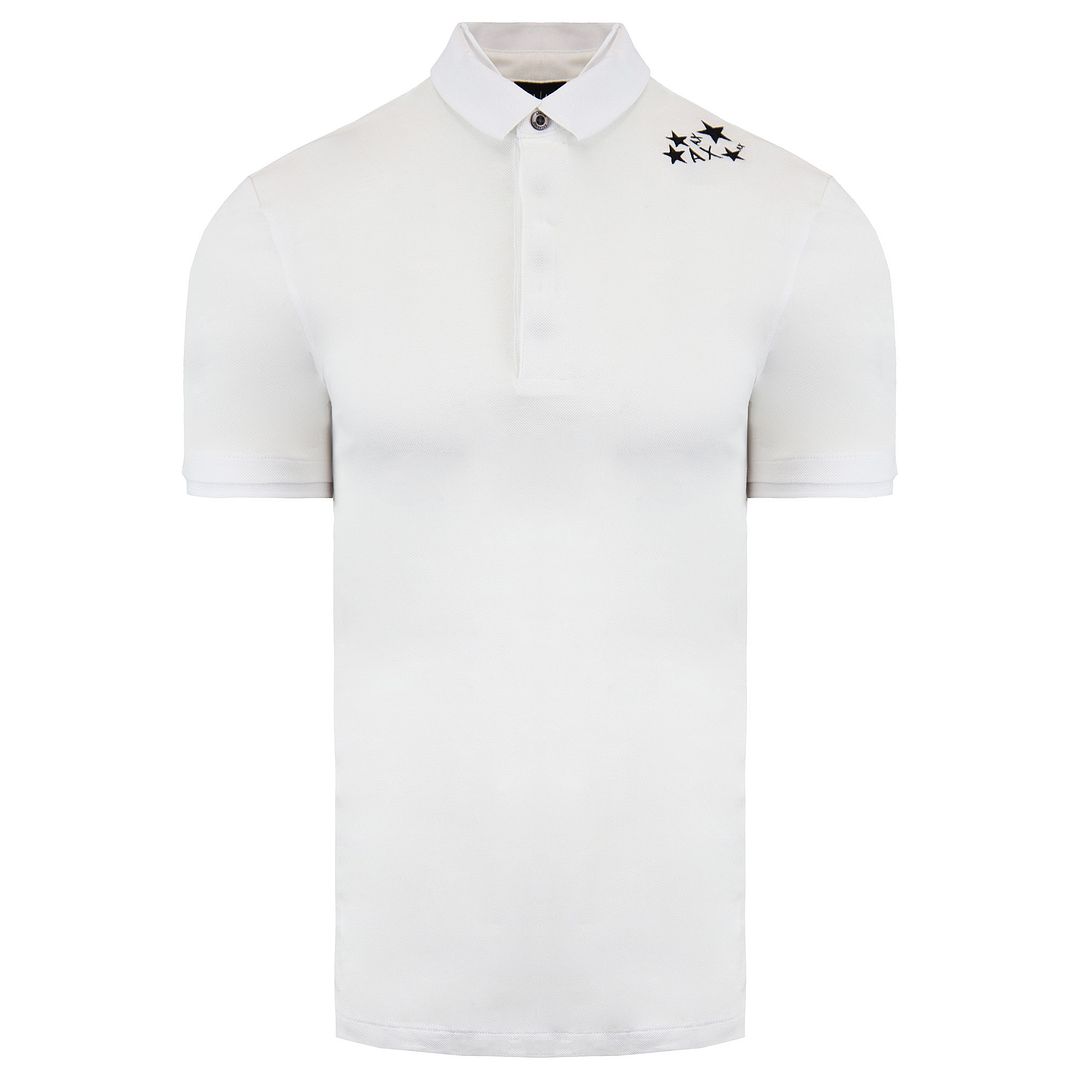 Armani Exchange Mens White Polo Shirt