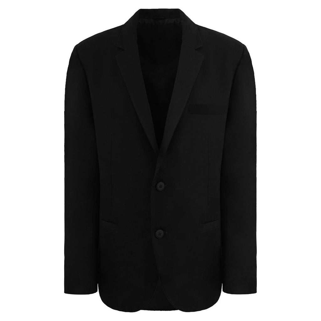 Armani Exchange Elegant Mens Black Blazer