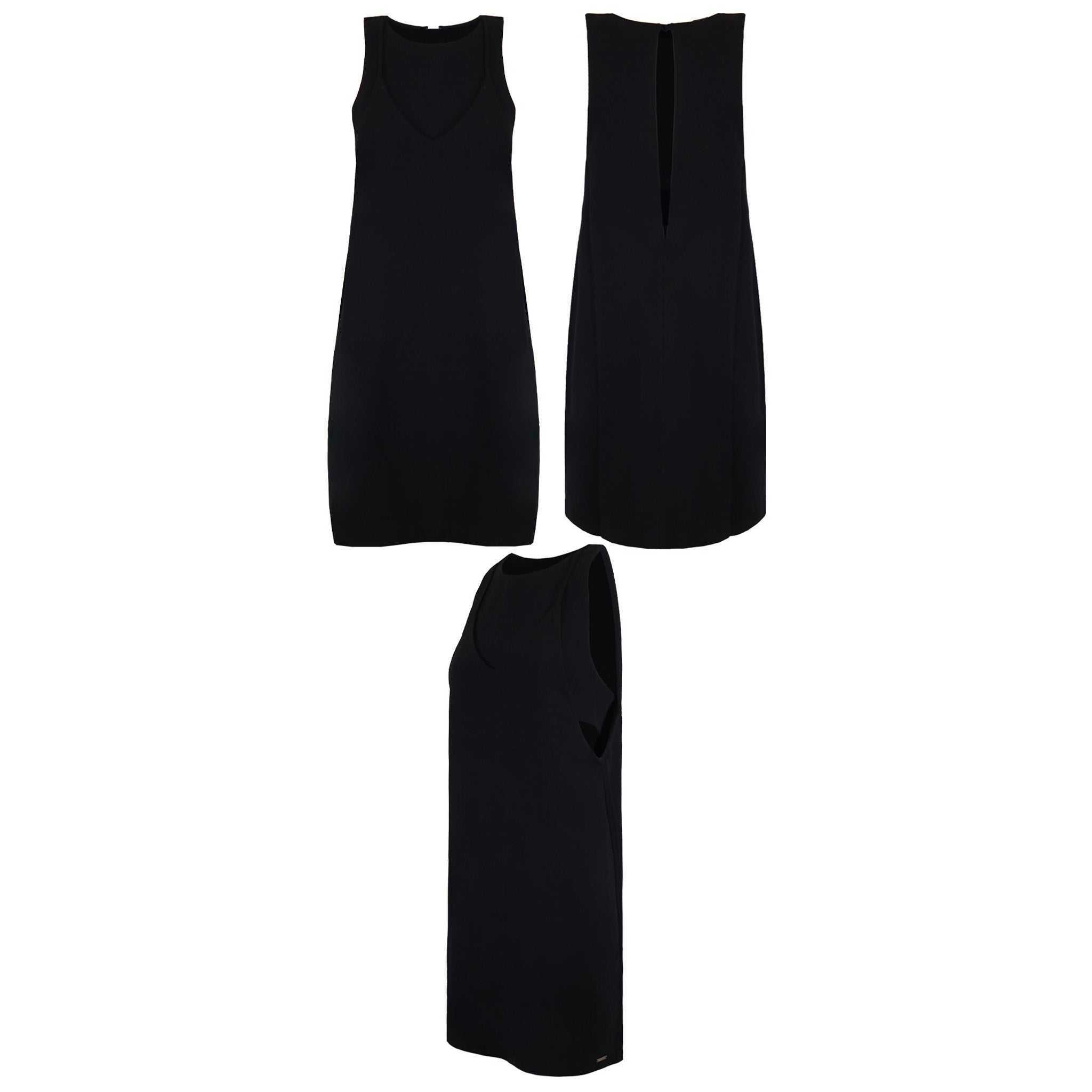 Armani Exchange Womens Black Dress