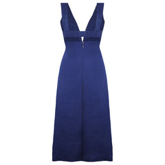 Armani Exchange Womens Navy Long Dress