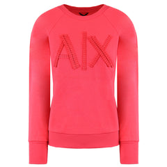 Armani Exchange Womens Pink Sweatshirt