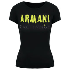 Armani Exchange Womens Black T-Shirt