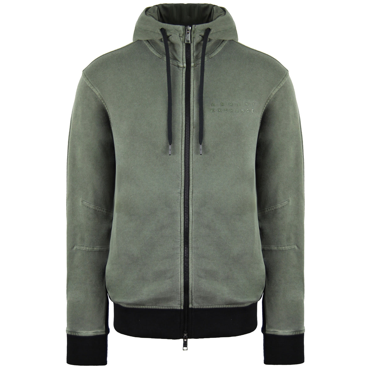 Armani Exchange Mens Green Track Jacket