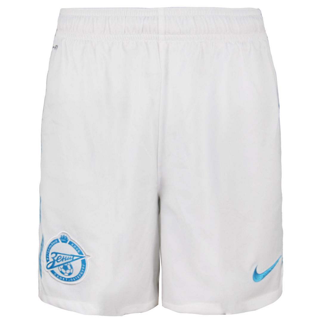 Nike Zenit St. Petersburg Stretch Waist Graphic Logo White Kids Sports Shorts 402736 105