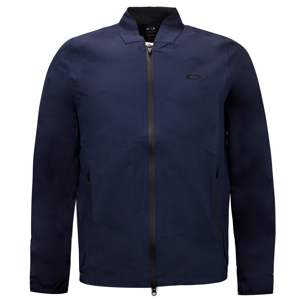 Oakley Zip Up Navy Golf Windbreaker - Mens