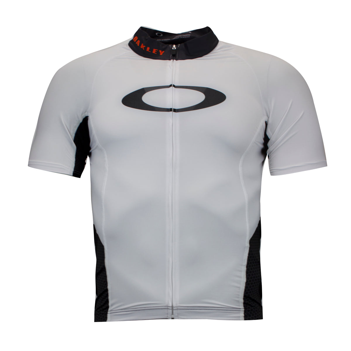 Oakley Jawbreaker Road Jersey Mens White Cycling Top