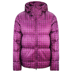 Nike Puffer Quilted Goose Down Hooded Womens Purple Coat 447991 555