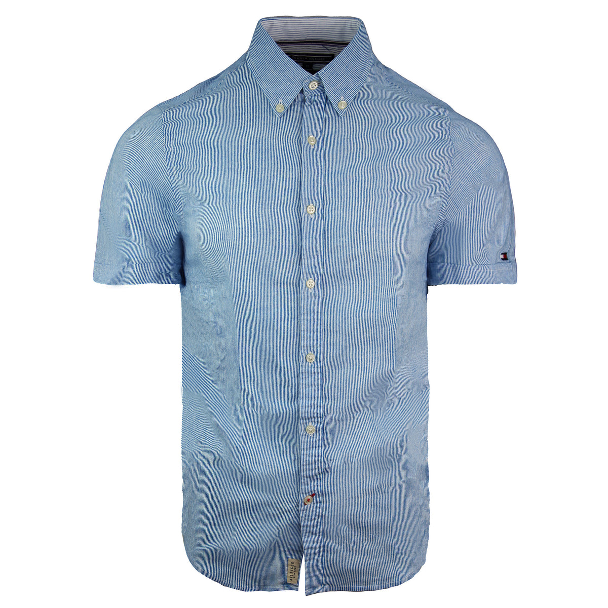 Tommy Hilfiger Mens Casual Blue Shirt