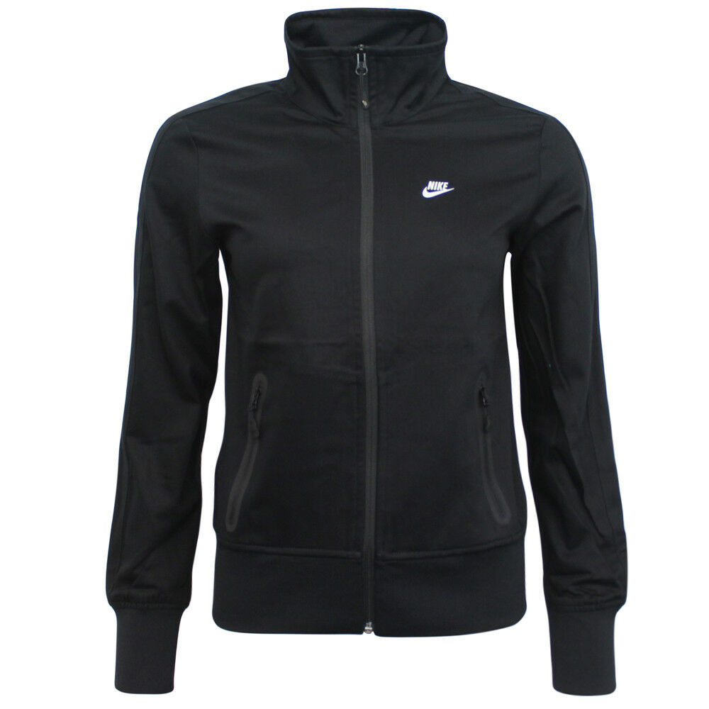 Nike Womens Zip Up Football Fitness Training Jacket Black 452624 010 A92C