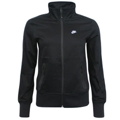 Nike Womens Zip Up Football Fitness Training Jacket Black 452624 010 A92C