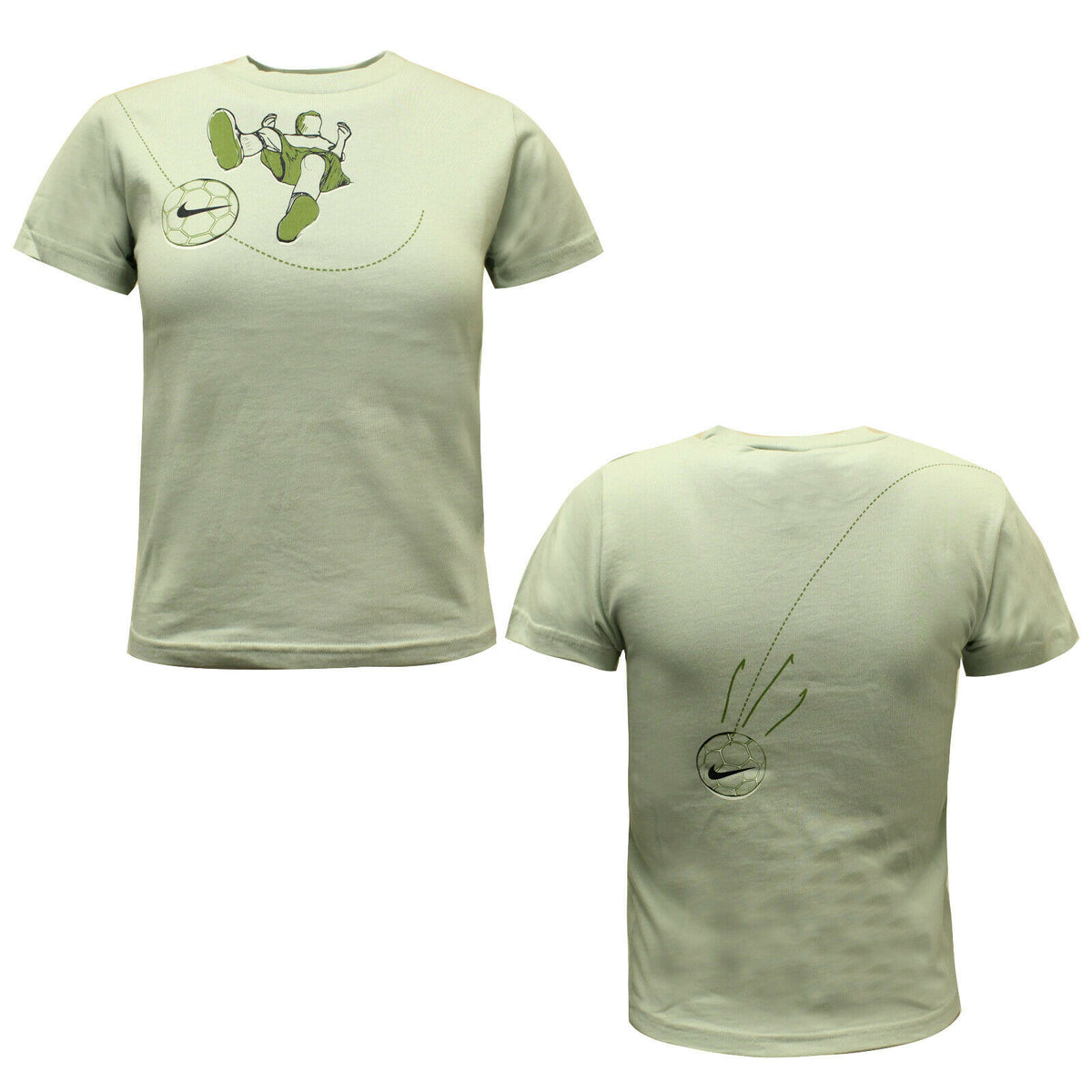 Nike Football Kids Light Green T-Shirt