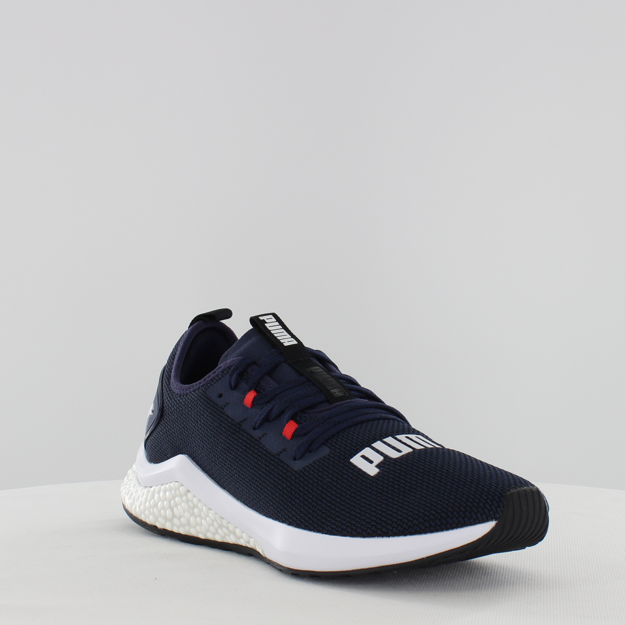 Puma Hybrid NX Navy Textile Mens Lace Up Trainers 192259 01