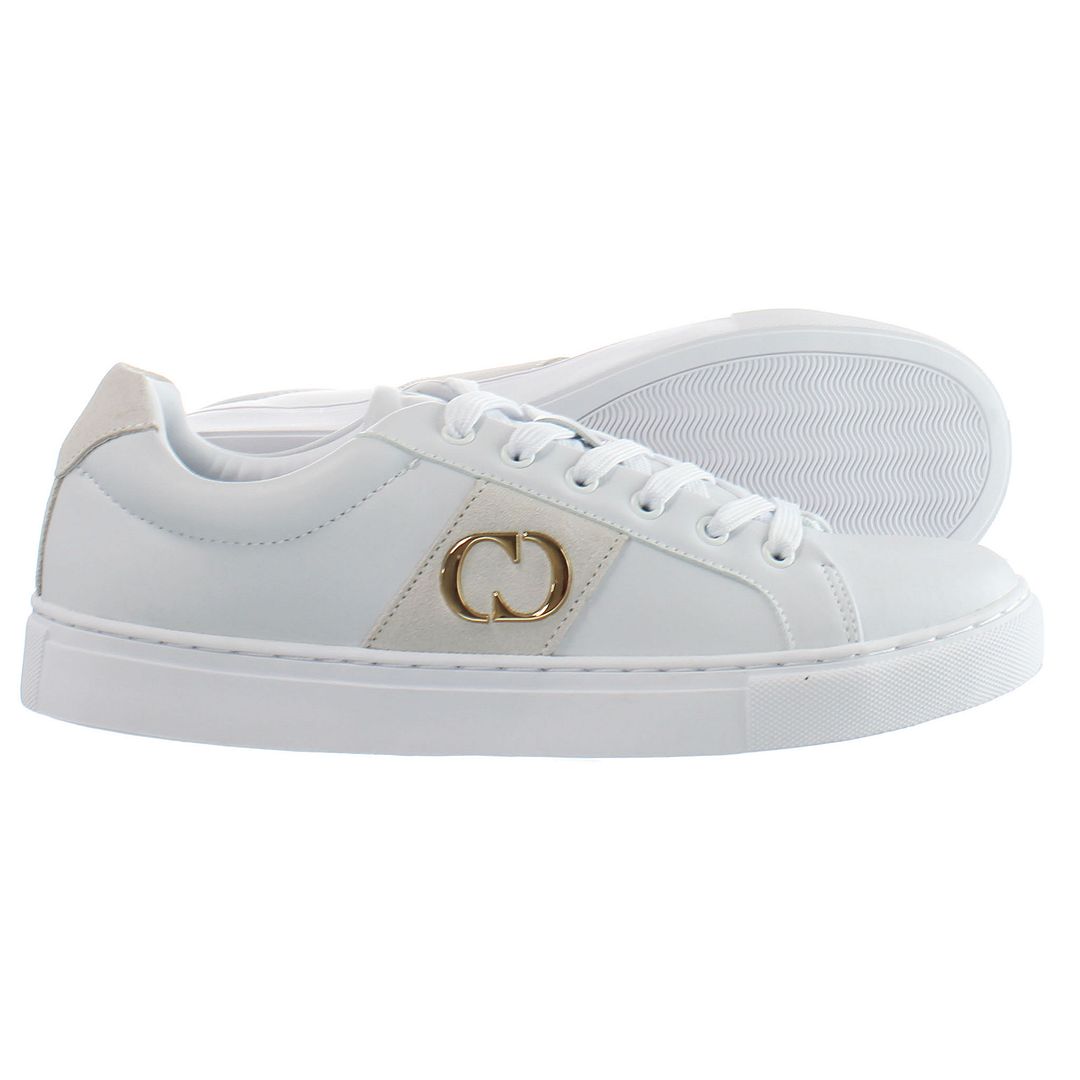 Criminal Damage Drift Mens White Trainers