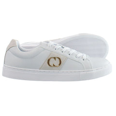 Criminal Damage Drift Mens White Trainers