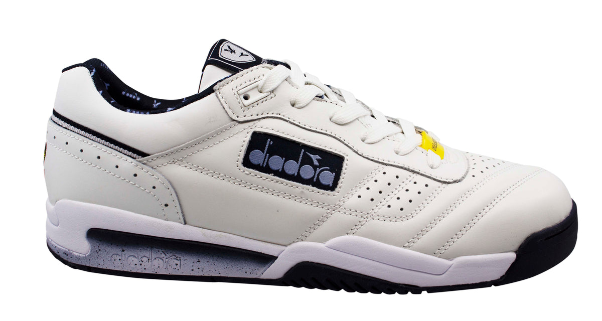 Diadora Action x Lyle & Scott Mens White Trainers