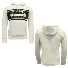 Diadora Sportswear Mens White Hoodie