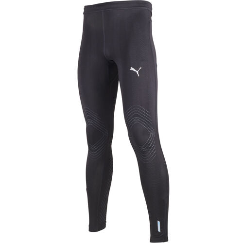 Puma PR Running ACTV Mens Black Power Cell Long Fitness Tights