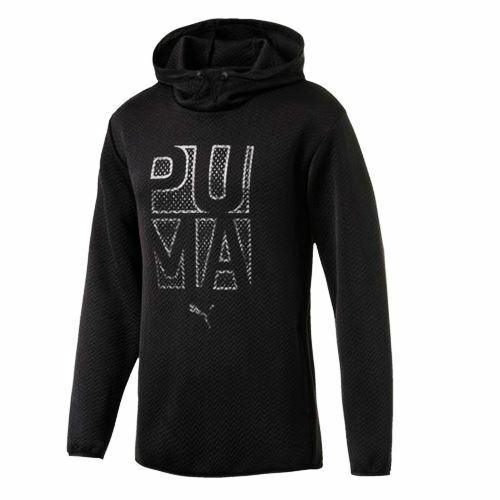 Puma Active Training WinTech warmCELL Mens Black Fleeced Hoody 515666 01 A44B