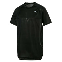 Puma NeverRunBack VIZ Mens T-Shirt Fitness Training Top Black 516873 01 A11B