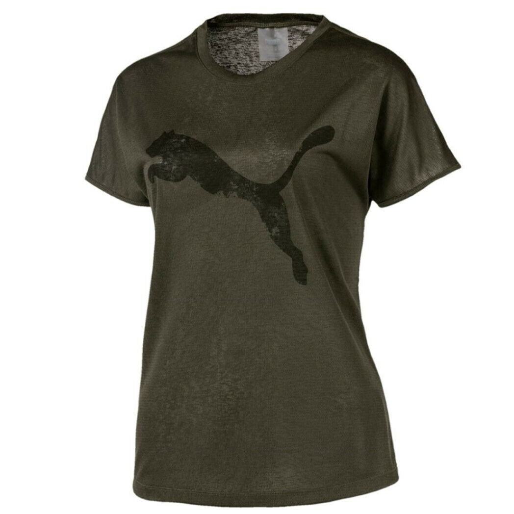 Puma A.C.E Slogan Womens Running Crew Tee Training T-Shirt Layer 517103 06