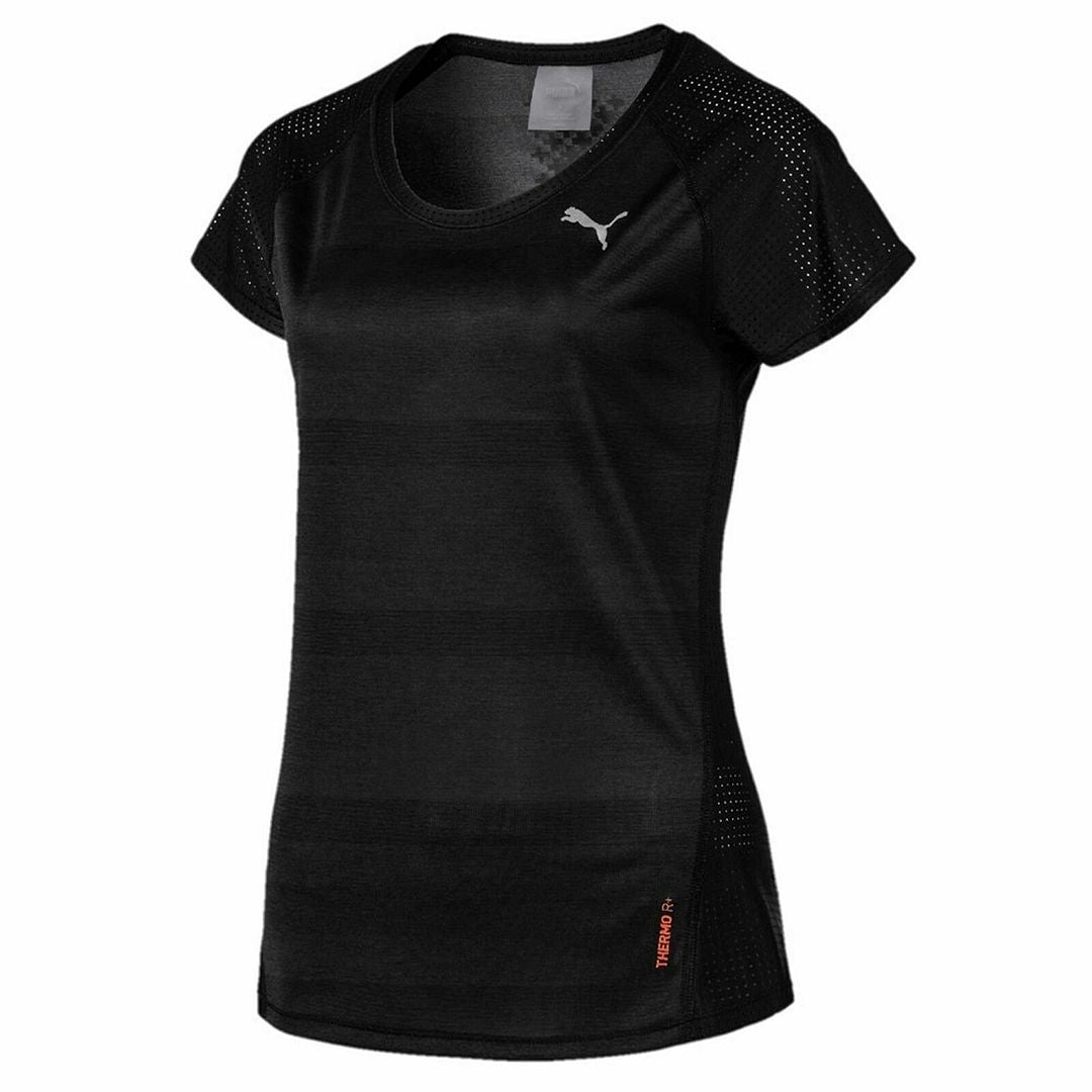 Puma Thermo R+ Womens Black T-Shirt