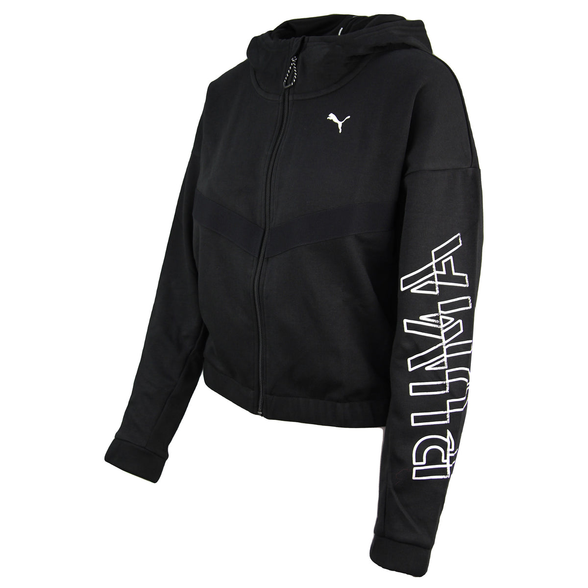 Puma Logo Womens Black Track Jacket