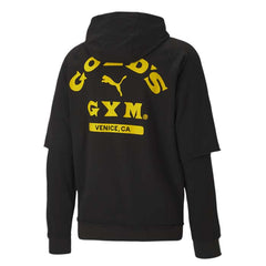 Puma x Gold's Gym Raglan Mens Black Hoodie